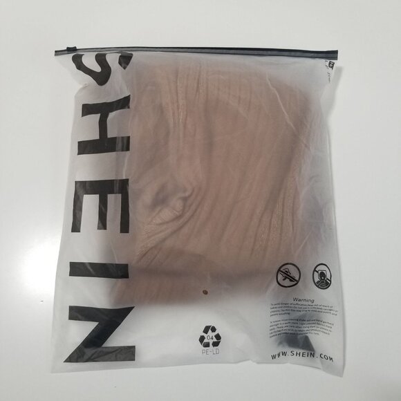 NEW SHEIN Essence solid color T-shirt and wide leg slit hem pants Size S - Picture 8 of 8